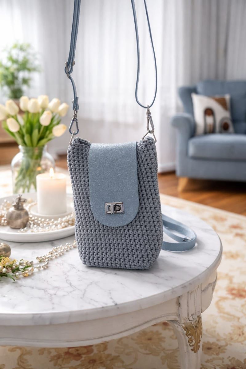 Simli cüzdan çanta resmi