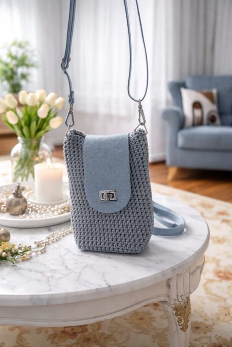 Simli cüzdan çanta resmi