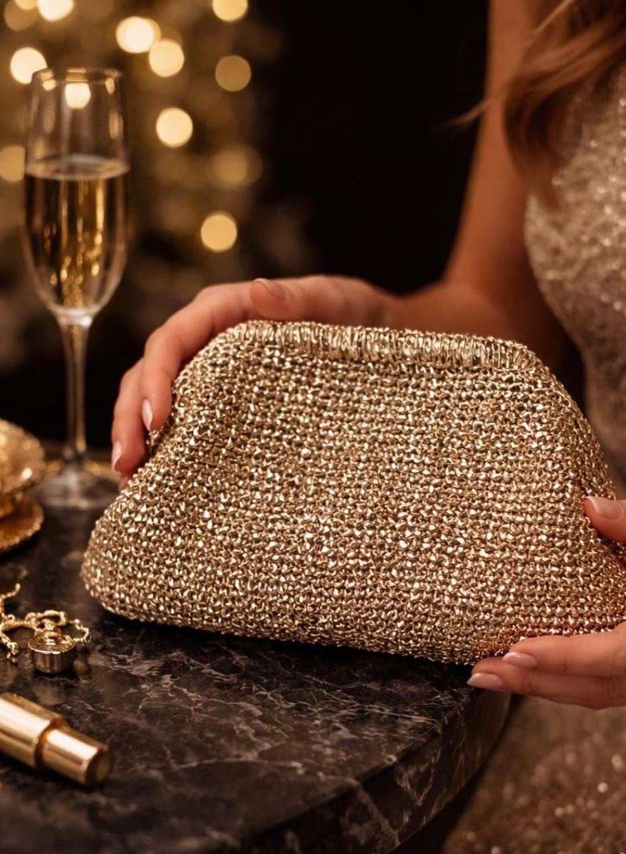 Simli gece çantası resmi