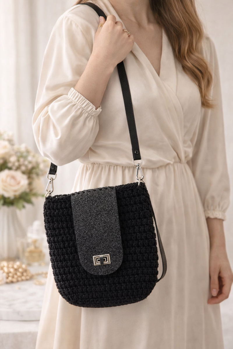 Mini makrome çanta resmi