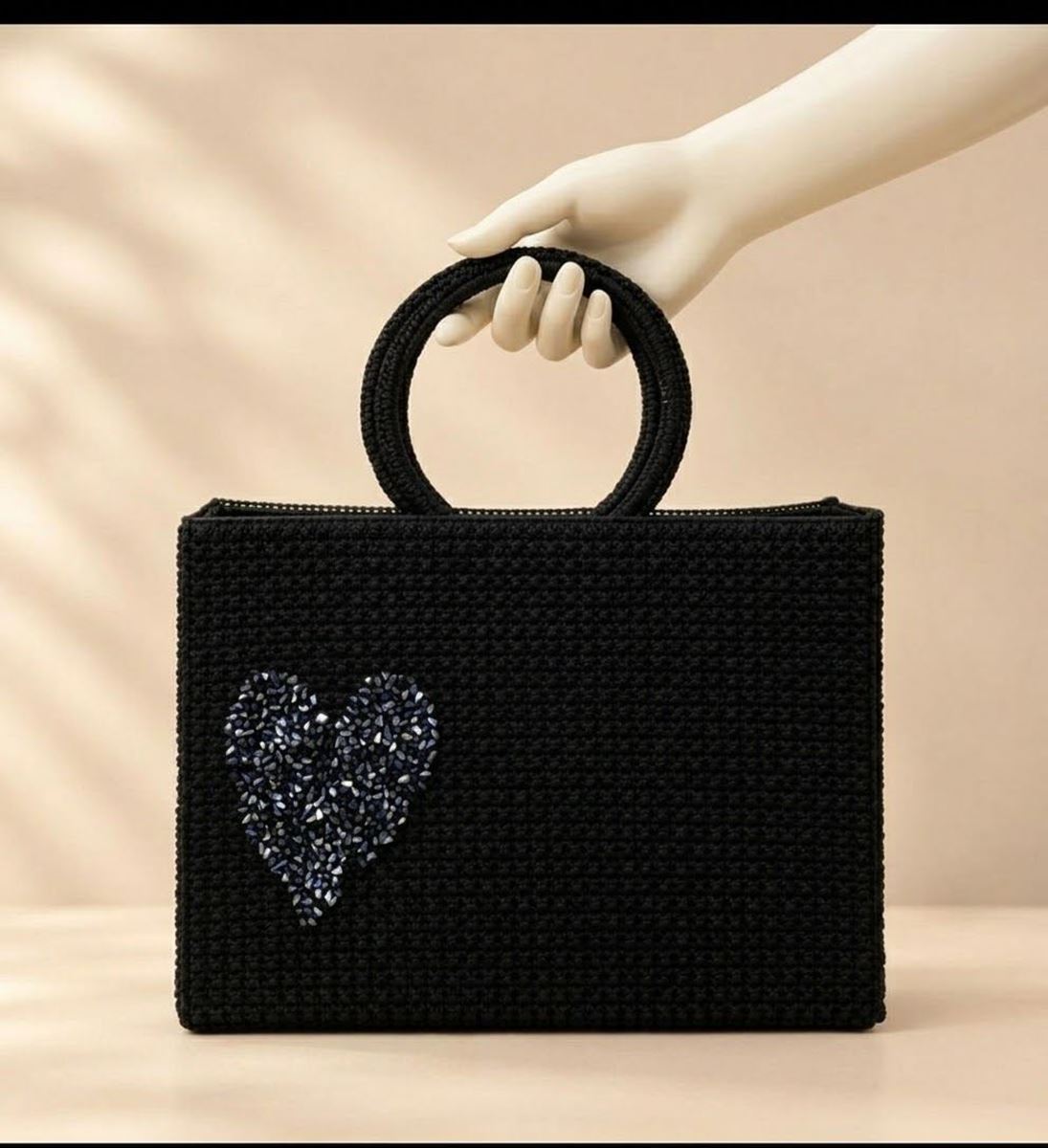 Kristal boncuklu canvas çanya resmi
